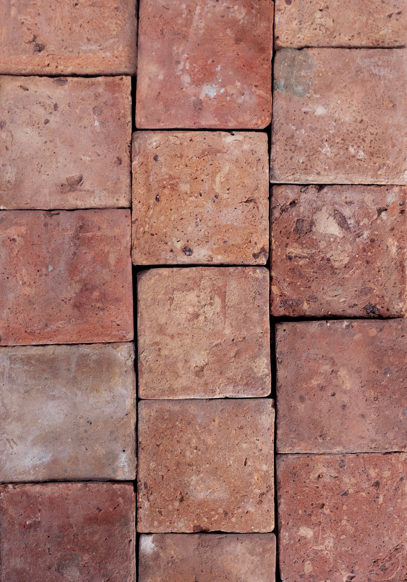 Terra Cotta Red Squares