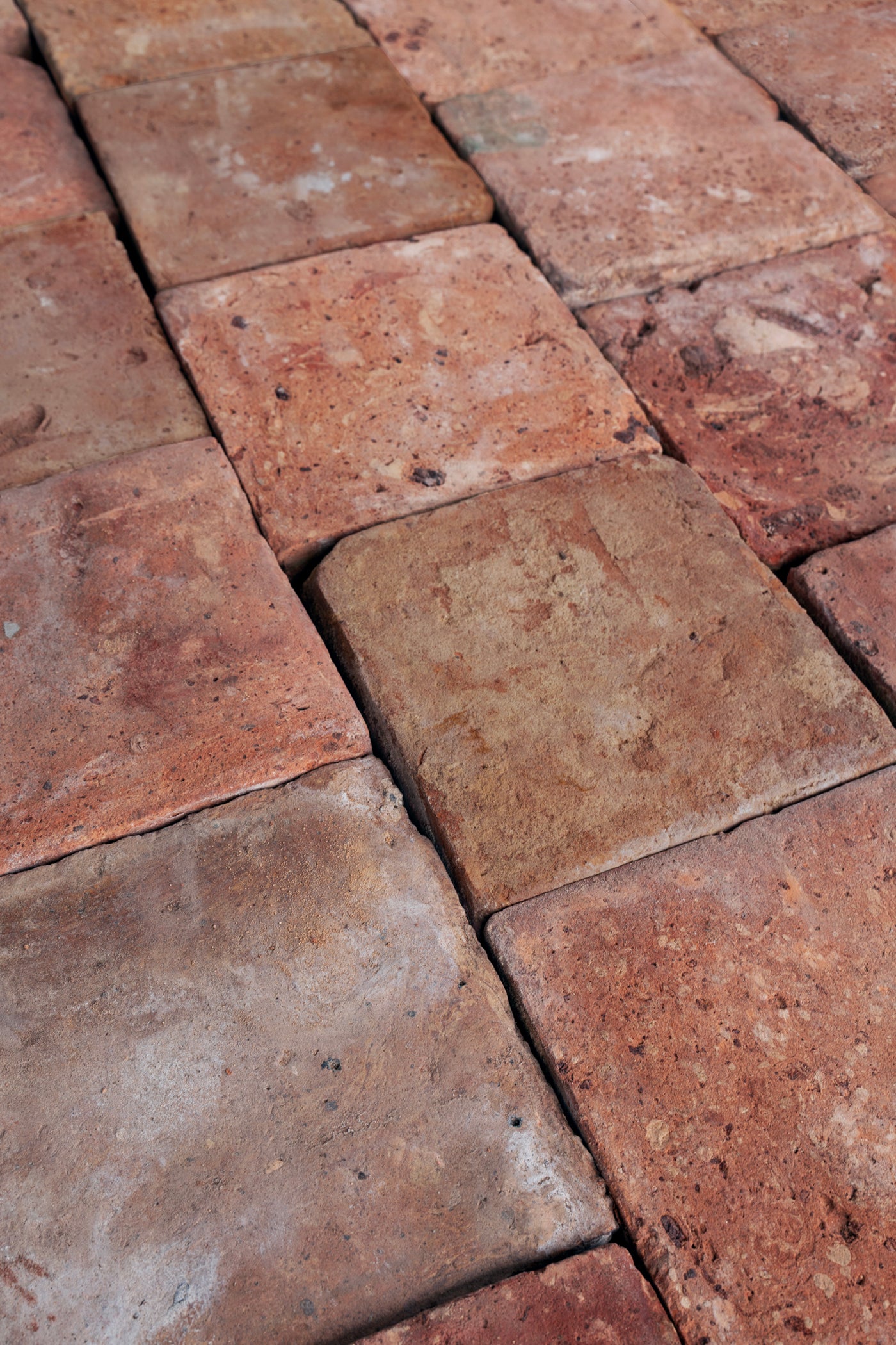 Terra Cotta Red Squares