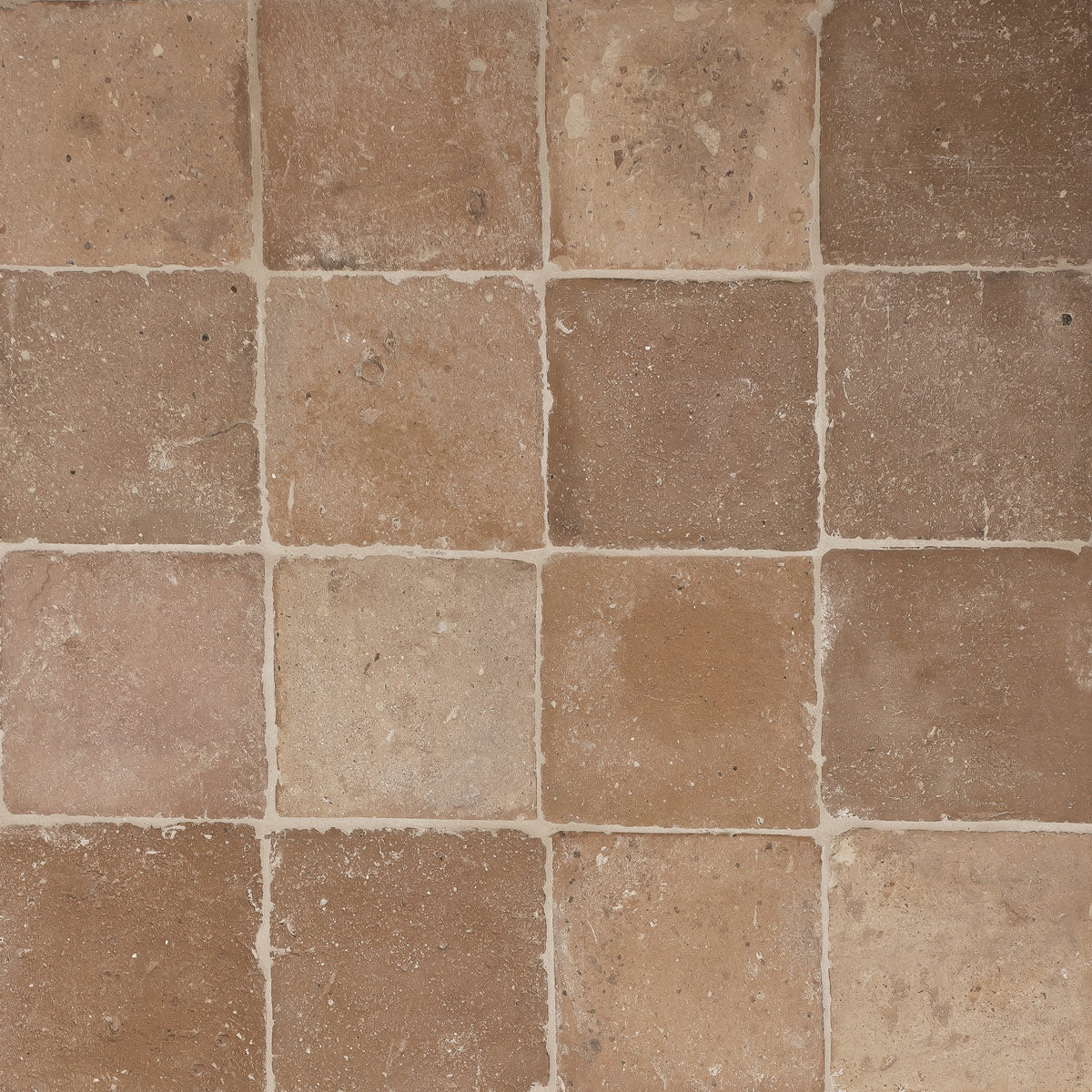 Terra Cotta Beige Squares